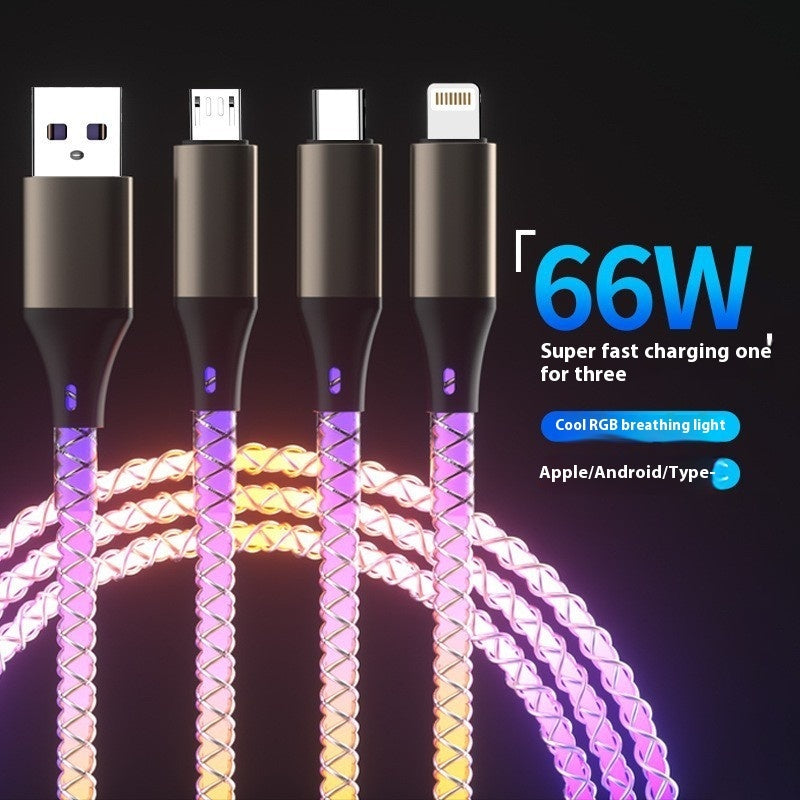 Colorful Illuminating Data Cable Light