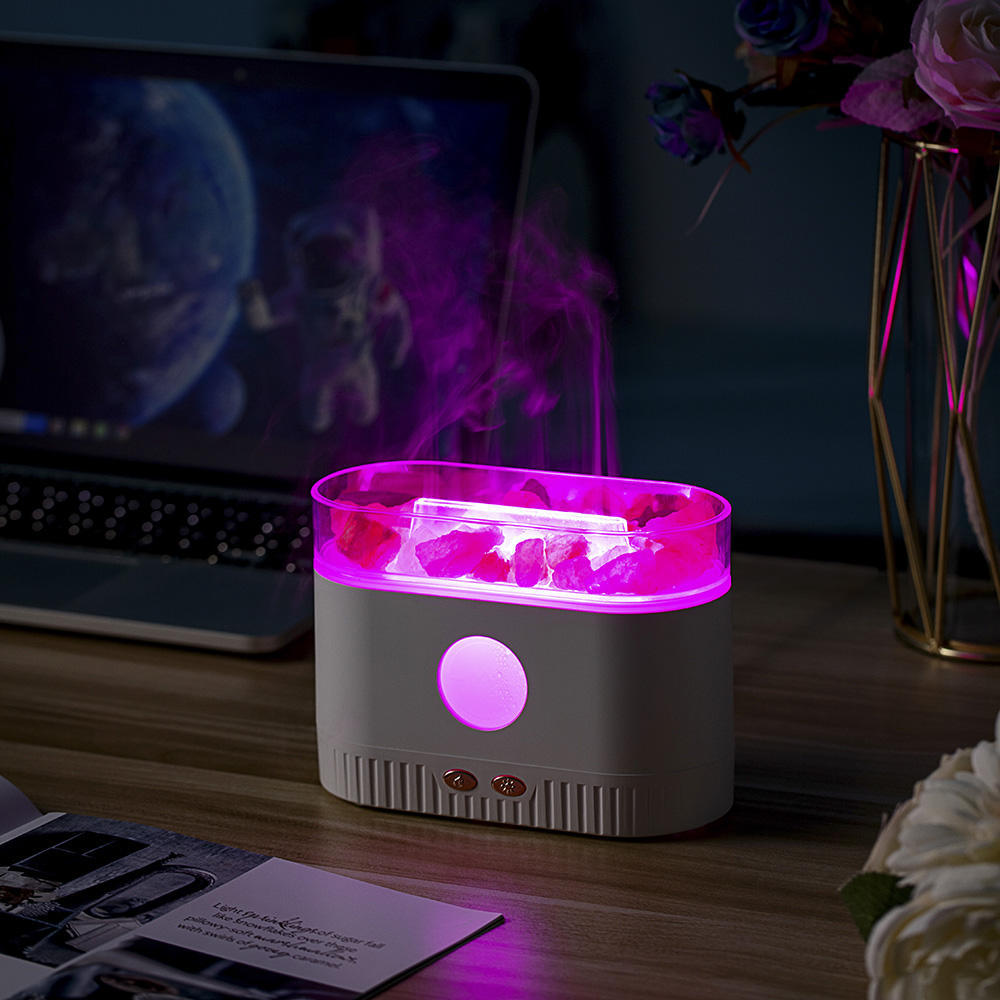 Colorful RGB Light Flame Aroma Diffuser
