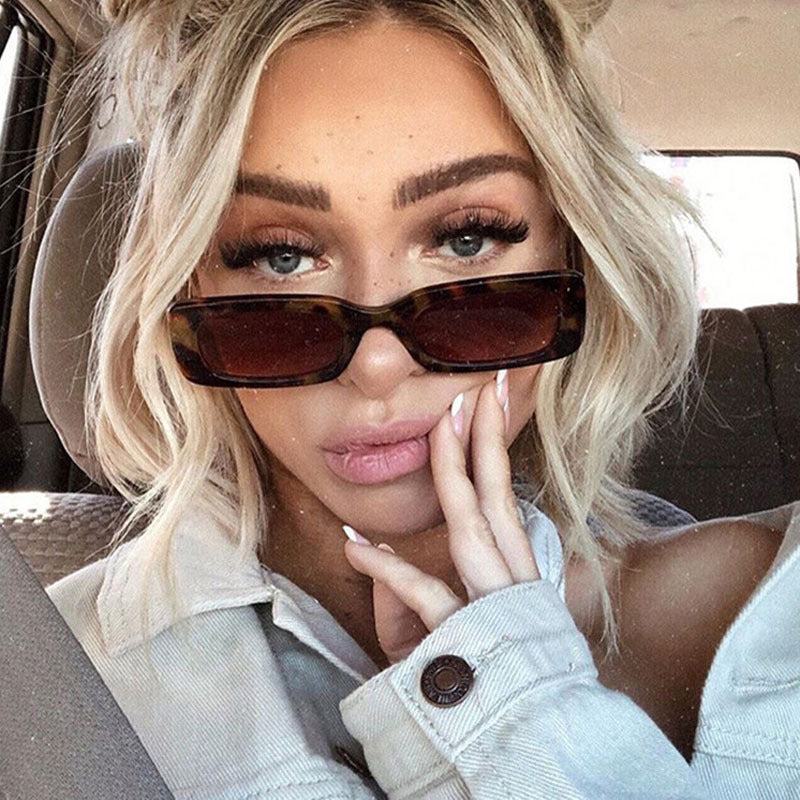 Small Frame Women's Fashion Rectangular Sunglasses