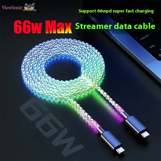 Colorful Illuminating Data Cable Light